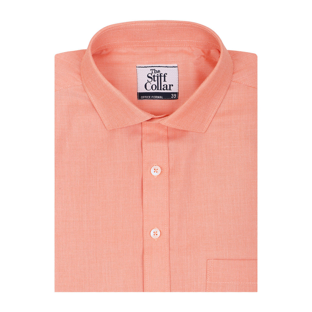 Orange Oxford Chambray Executive Shirt