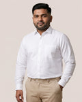 Original White Oxford Regular Fit Cotton Shirt