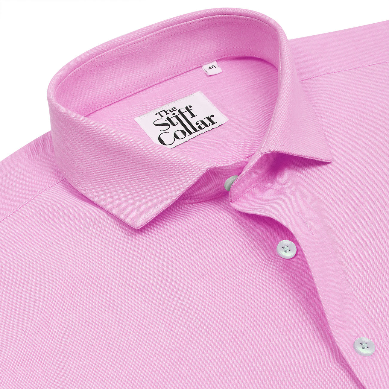 Pink on sale collared shirt