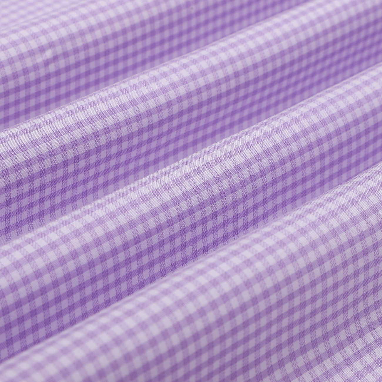 Luthai Lilac Checks Half Sleeve 2 Ply Giza Cotton Shirt