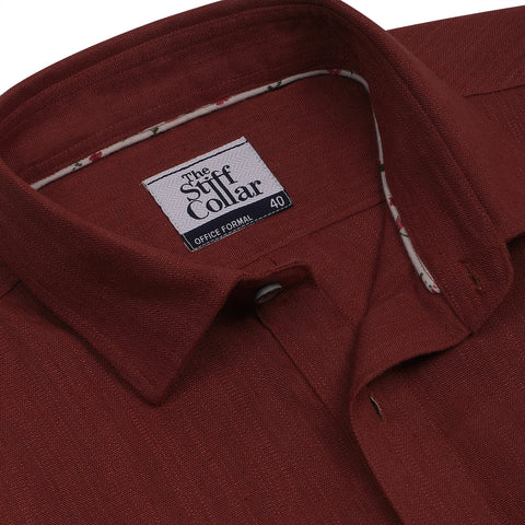 Navy Mandarin Collar Premium T-shirt
