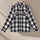 White Black Check Light-weighted Washed Button Down Casual Shirt