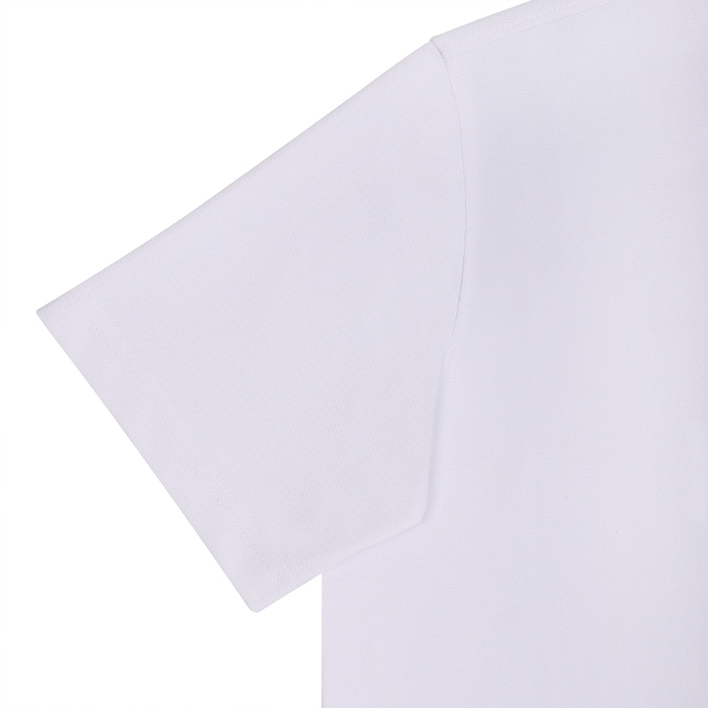 Milky White Mandarin Collar Premium T-shirt