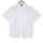 Luthai Admiral White Herringbone Half Sleeve 2 Ply Giza Cotton Shirt