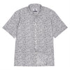 Backstream White Print Lightweight Poplin Half Sleeves Beach Shirt