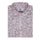 Coastline White Print Lightweight Poplin Half Sleeves Beach Shirt