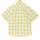 Yellow White Big Checks Half Sleeves Shirt