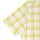 Yellow White Big Checks Half Sleeves Shirt