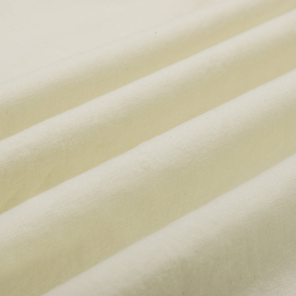 Pastel Yellow linen Regular Fit Full Sleeves Cotton Shirt