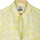 Pastel Yellow Checks Pure Linen Half Sleeve Shirt