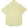 Pastel Yellow Checks Pure Linen Half Sleeve Shirt