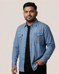 Yellowstone Vintage Cowboy Stone Washed Denim Shirt