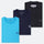 Round neck Soft Cotton T-shirt Combo Pack Of 3 (Blue, Navy, Grey)