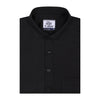 Black Satin Regular Fit Cotton Shirt