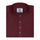 Maroon Cotton Linen Rolled-up Sleeve Short Kurta