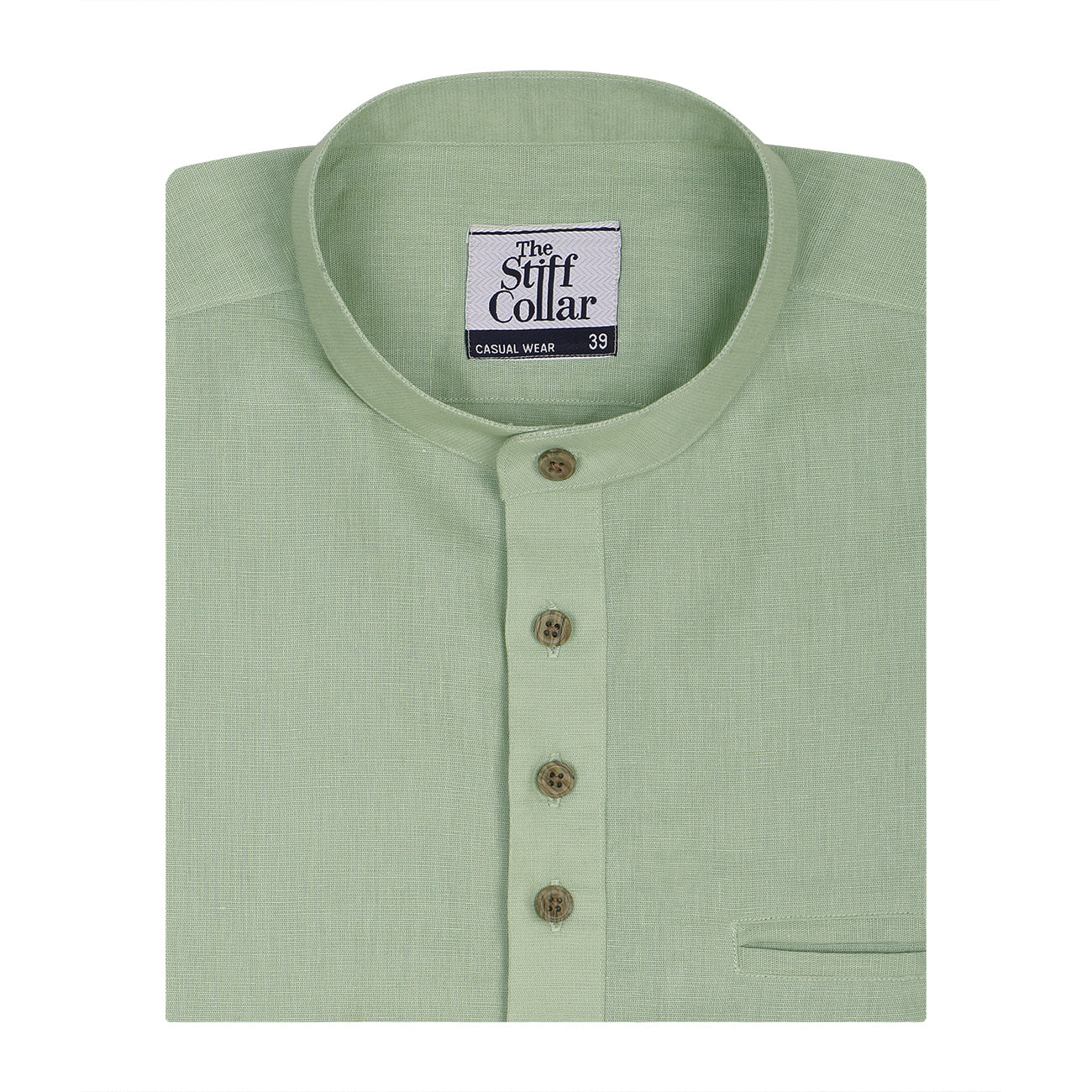 Stiffcollar Mandarin Collar Shirts for men –