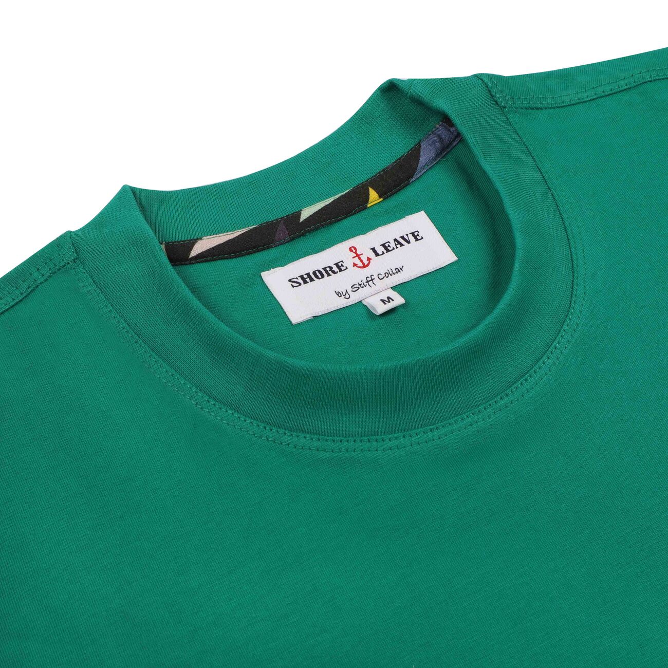 Bottle Green Round Neck Premium Washed T-Shirt