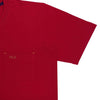 Bright Red Round Neck Cotton T Shirt