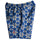 Royal Blue Tie & Dye Print Beach Shorts
