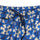 Royal Blue Tie & Dye Print Beach Shorts