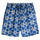 Royal Blue Tie & Dye Print Beach Shorts