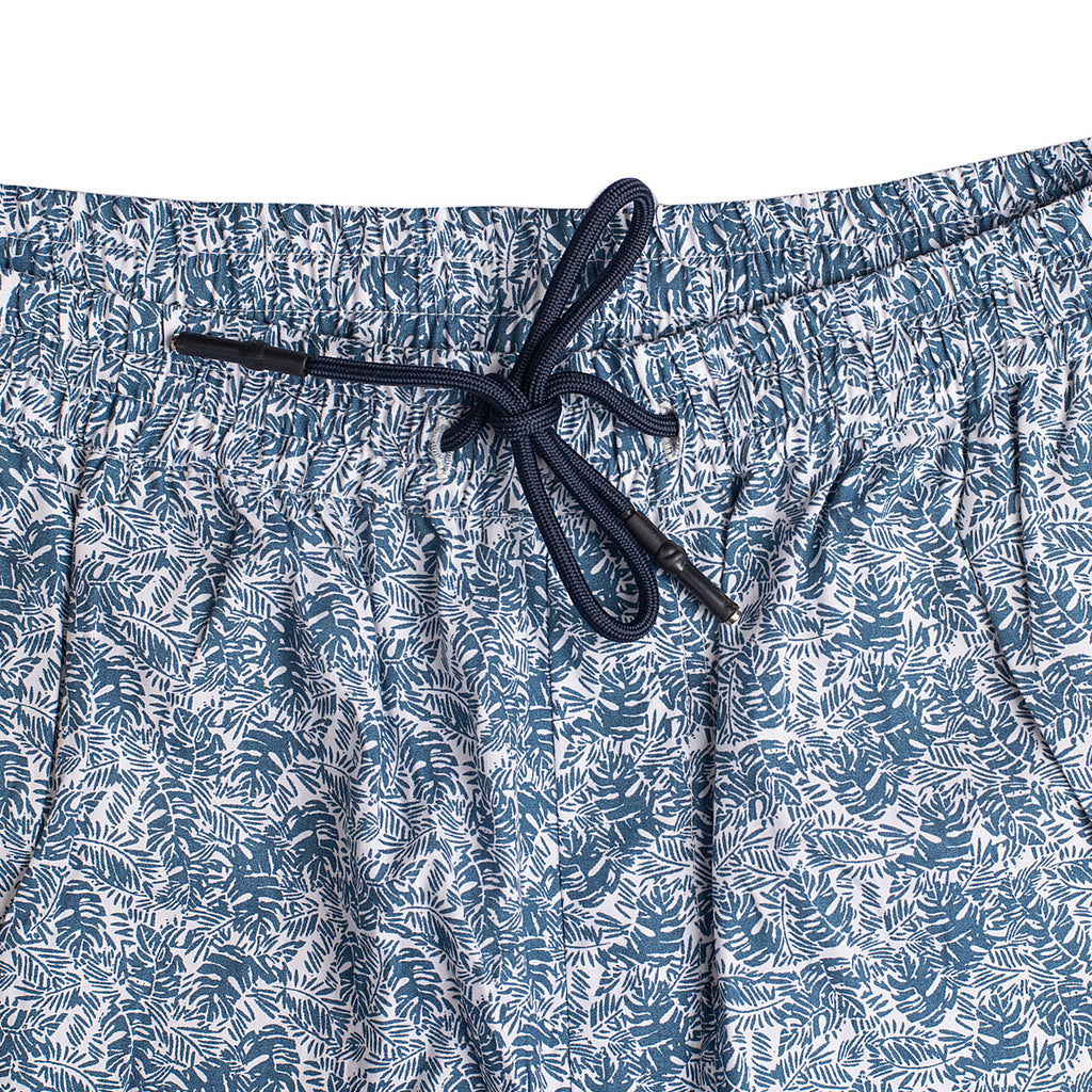 Subtle Blue Tribal Print Beach Shorts