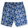 Royal Blue Tie & Dye Print Beach Shorts
