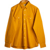 Mustard Twill Enzyme Softener Washed Texas Shirt