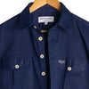 Navy Twill Enzyme Washed Texas Shirt