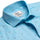 Blue Oxford Bottle Print Half Sleeves Shirt
