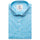 Blue Oxford Bottle Print Half Sleeves Shirt