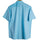 Blue Oxford Bottle Print Half Sleeves Shirt