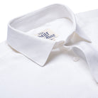 white cotton linen shirt