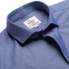 Deep Blue Chambray Regular Fit Cotton Shirt