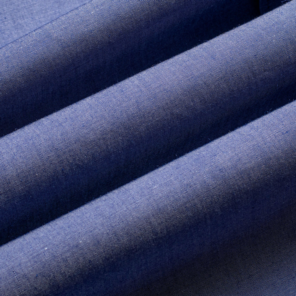 Deep Blue Chambray Regular Fit Cotton Shirt
