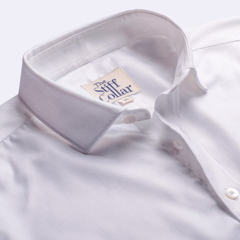 Sky Blue Charm Dobby Mandarin Collar 2 Ply Giza Cotton Shirt