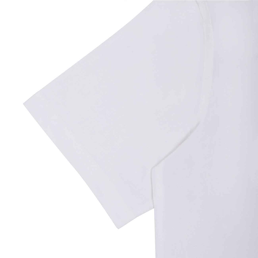 White Matte Dobby Half Sleeve Cotton Shirt