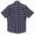 Space Navy Tartan Checks Half Sleeves Giza Cotton Shirt