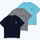 Soft Cotton Henley T-shirt Combo Pack Of 3 (Grey, Navy, blue)