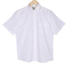 Natural White Pure Linen Half Sleeve Shirt