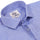 Bright Blue Dobby Wrinkle-free Regular Fit 2 Ply Giza Cotton Shirt
