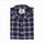 Space Navy Tartan Checks Half Sleeves Giza Cotton Shirt