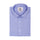 Bright Blue Dobby Wrinkle-free Regular Fit 2 Ply Giza Cotton Shirt