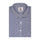 Grey Pencil Stripes Regular Fit Cotton Shirt