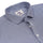 Grey Pencil Stripes Regular Fit Cotton Shirt