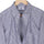 Navy Candy Stripe Button Down Cotton Shirt