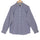 Grey Pencil Stripes Regular Fit Cotton Shirt