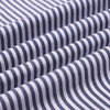 Navy Candy Stripe Button Down Cotton Shirt