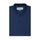 Premium Metallic Blue Melange Casual Mandarin Collar Shirt