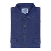 Blue Indigo Washed Denim Shirt